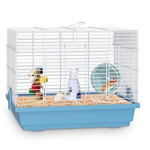 pronetcus small hamster cage, small animal travel cage - ideal for temporary carrier or transport of hamster,mice, rats, hampsters, gerbils, parrot,bird,and baby squirrels.