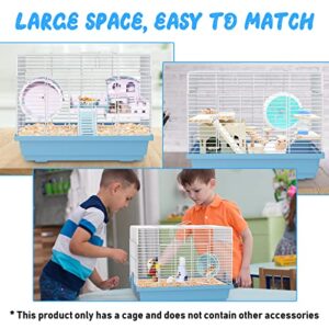 Pronetcus Small Hamster Cage, Small Animal Travel Cage - Ideal for Temporary Carrier or Transport of Hamster,Mice, Rats, hampsters, Gerbils, Parrot,Bird,and Baby Squirrels.