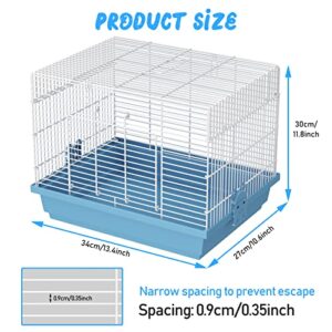 Pronetcus Small Hamster Cage, Small Animal Travel Cage - Ideal for Temporary Carrier or Transport of Hamster,Mice, Rats, hampsters, Gerbils, Parrot,Bird,and Baby Squirrels.