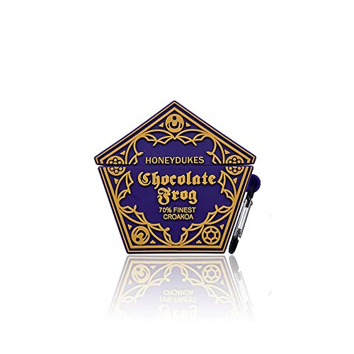 2023 Cute Airpod Case for Airpod pro, 3D Cartoon Kawaii Funny Chocolate Frog Airpod case Silica Gel Design, Accessories Keychain[Designed for Kids Girl and Boys] (Chocolate Frog Pro)