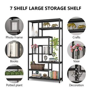 LITTLE TREE 71" Industrial Bookshelves for Storage