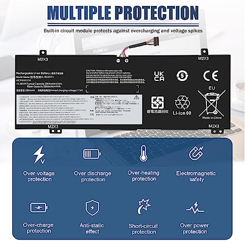 L18C4PF3 Laptop Battery for Lenovo ideapad C340-14API C340-14IML C340-14IWL S540-14API S540-14IML S540-14IWL Flex-14IML Flex-14IWL Flex-14API L18M4PF3 L18M4PF4 L18C4PF4 81SS000DUS 81SS0005US