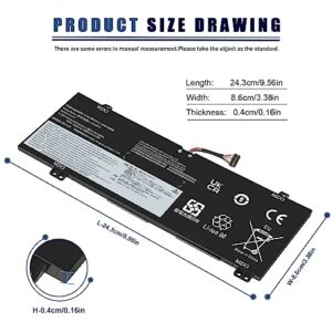 L18C4PF3 Laptop Battery for Lenovo ideapad C340-14API C340-14IML C340-14IWL S540-14API S540-14IML S540-14IWL Flex-14IML Flex-14IWL Flex-14API L18M4PF3 L18M4PF4 L18C4PF4 81SS000DUS 81SS0005US