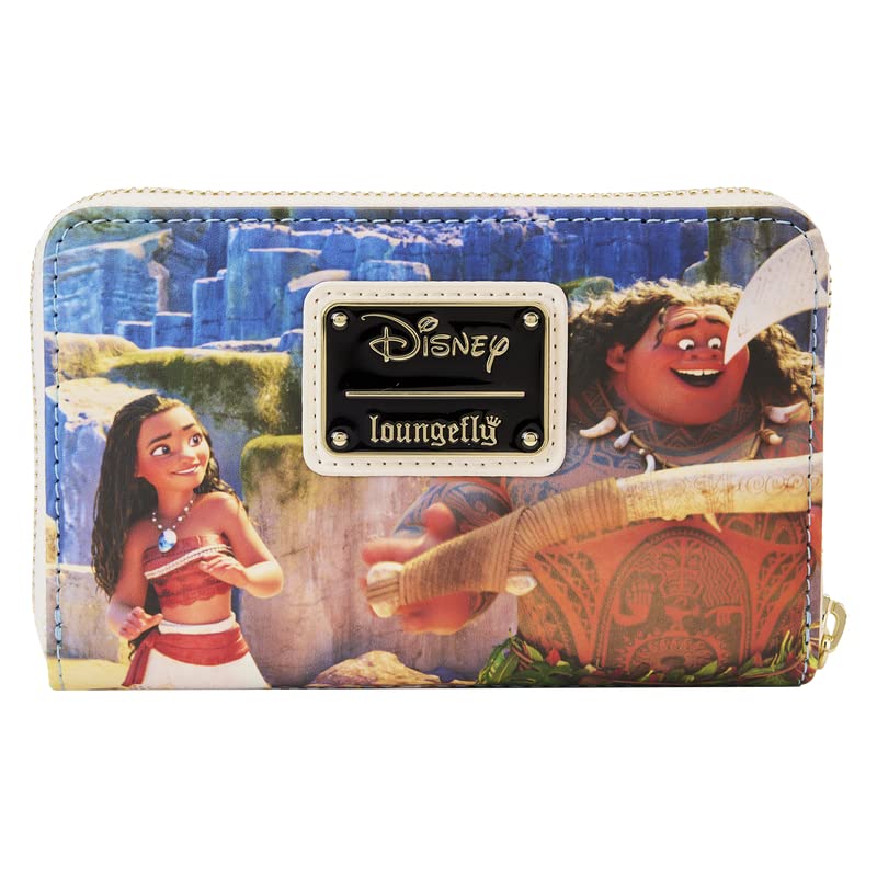 Loungefly Disney Moana Princess Scene Zip Around Wallet