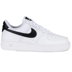 Nike Womens WMNS Air Force 1 '07 OG BLK,White Women Size 6.5