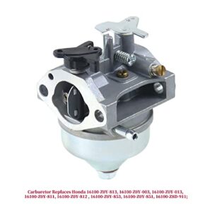 GELASKA 16100-Z0Y-813 Carburetor Replaces Honda 16100-Z0Y-812, 16100-Z0Y-003, 16100-Z0Y-811 for Honda GCV190A, GCV190LA Engines and HRB217, HRX217, HRX217K1, HRX217K2, HRX217K4, HRX217K5 Lawn Mowers