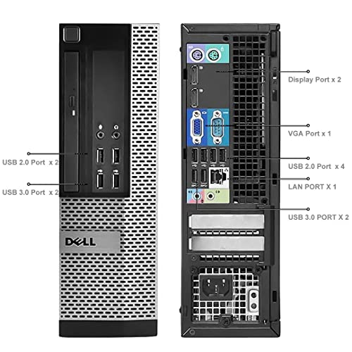 Dell OptiPlex 7020 Desktop Computers PC with New 24 inch Koorui Monitor Bundle,i7-4790 32GB Ram 512GB M.2 NVMe SSD+128GB SSD,AC7260 Built-in WiFi Ready,Dual Monitor Support,Windows 10 Pro (Renewed