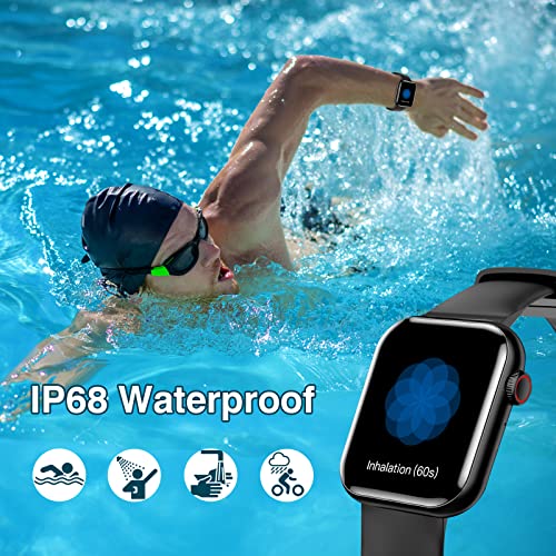 Smart Watch for Android iOS(Answer/Make Call) - 1.9" Full Touch Screen Smartwatch for Men Women, 120 Sport Modes, Fitness Tracker Smart Watch with Heart Rate Sleep Monitor, BP, SpO2, AI Voice