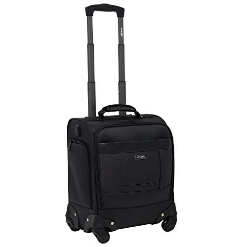 Wrangler 15" Underseat Spinner Carry-On Luggage, Charcoal