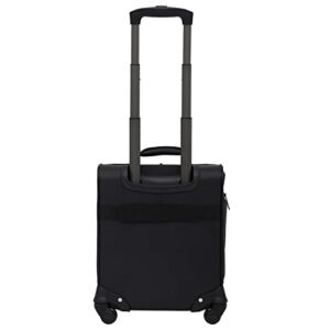 Wrangler 15" Underseat Spinner Carry-On Luggage, Charcoal