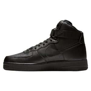 nike air force 1 mid '07 men's shoes size- 13 black/black