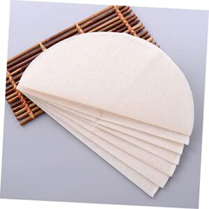 SHOWERORO 20pcs Steamed Cloth Round Steamer Cloth Cotton Steamer Mat Steamer Gauze Grid Bed Sheets Deshidratador De Alimentos Steamer Cloths for Steamed Bun Steamer Cushion Home Placemat