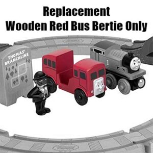 Replacement Part for Fisher-Price Thomas & Friends Wood Racing Figure-8 Set - GGG73 ~ Replacement Wooden Red Bus Bertie