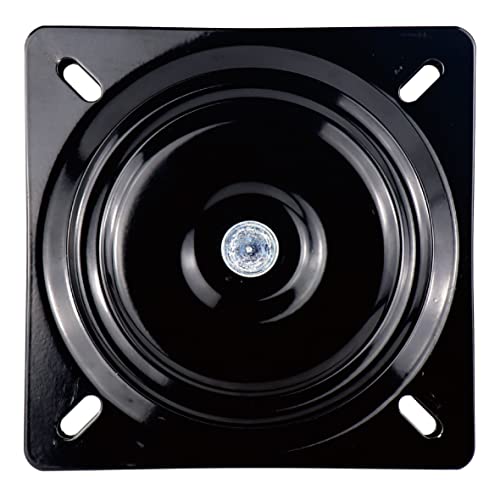 10 Inch Lazy Susans Hardware，Heavy Duty Lazy Susan Rotating Plate Turntable with 600bl Load for DIY Project, Table, Bar Chair(Black)