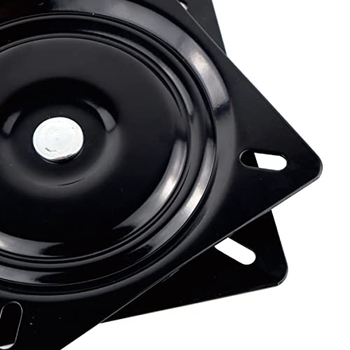 10 Inch Lazy Susans Hardware，Heavy Duty Lazy Susan Rotating Plate Turntable with 600bl Load for DIY Project, Table, Bar Chair(Black)