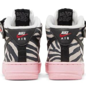 Nike AIR Force 1 '07 MID White/Black-Soft Pink DZ4841 100 Women's Size 7.5