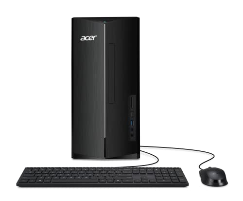 acer Aspire TC-1780-UR12 Desktop | 13th Gen Intel Core i7-13700 16-Core Processor | 16GB 3200MHz DDR4 | 512GB M.2 PCIe Gen 4 SSD | 1TB HDD | SD Card Reader | Intel Wi-Fi 6E AX211 | Win 11 Pro,Black