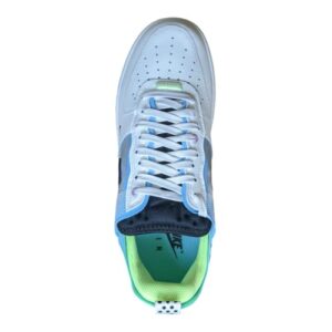 Nike Men's Air Force 1 React Sneaker (Sail/Black-Barely Volt, 9.5)