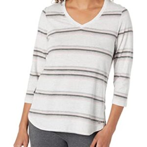 Calvin Klein Performance Women's Basic Calvin Klein Comfortable T-Shirt, Optic Heather