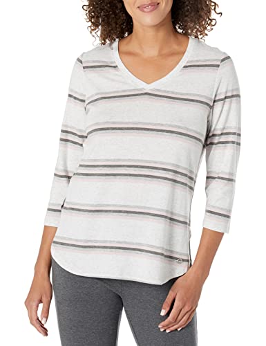 Calvin Klein Performance Women's Basic Calvin Klein Comfortable T-Shirt, Optic Heather