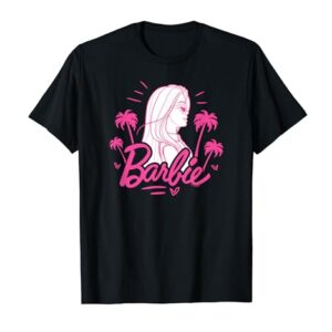 Barbie - Barbie With Palm Trees Logo T-Shirt