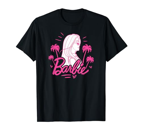 Barbie - Barbie With Palm Trees Logo T-Shirt