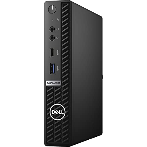 Dell OptiPlex 7000 Micro Form Factor Mini Business Desktop, Intel Core i5-10500T Processor, 32GB RAM, 1TB PCIe SSD, HDMI, 2X DisplayPort, USB Type-C, RJ45, Wi-Fi 6, Windows 11 Pro, Black