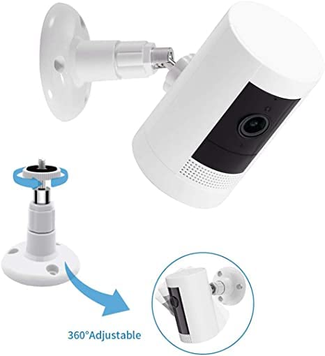 Wall Mount for Ring Indoor Cam & Ring Stick Up Cam, 360 Degree Adjustable Mount Bracket for Ring Camera Outdoor Indoor Security Camera System(3 Pack)