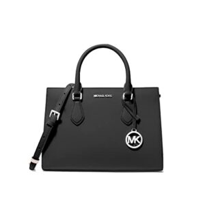 michael kors handbag for women sheila satchel medium, black