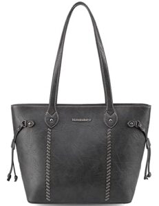 montana west tote bags for women top handle gray satchel purses and handbags ladies shoulder bags vegan leather,mwc-g097-dgy