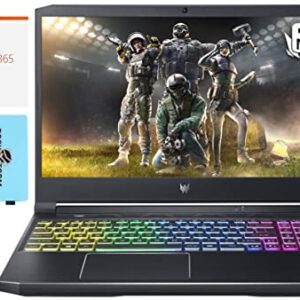 acer Predator Helios 300 Gaming & Entertainment Laptop (Intel i9-11900H 8-Core, 32GB RAM, 512GB PCIe SSD + 2TB HDD, GeForce RTX 3060, 15.6" 144Hz Win 11 Pro) with MS 365 Personal, Hub