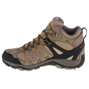 Merrell Men's J037141W Accentor 3 Mid Wp Hiking Shoe, Pecan, 8.5 W