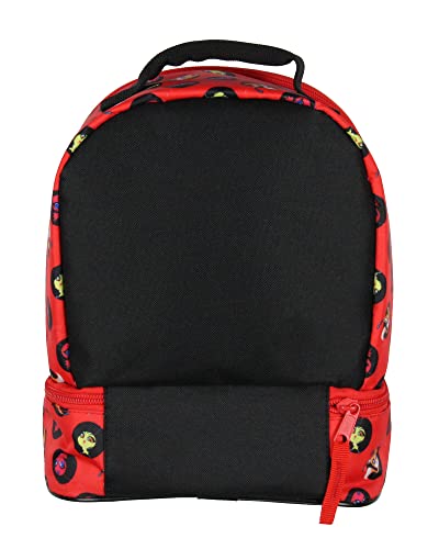 INTIMO Miraculous: Tales of Ladybug & Cat Noir Girl Power Dual Compartment Lunch Box Bag