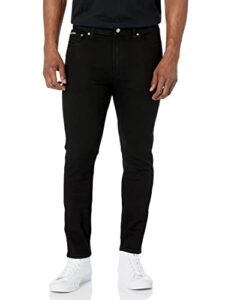 calvin klein men's skinny high stretch jeans, ck classic black