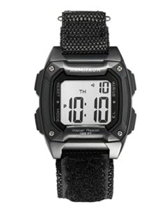armitron sport men's digital chronograph nylon strap watch, 40/8465