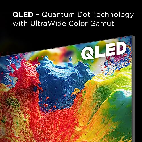 TCL 65-Inch Q6 QLED 4K Smart TV with Fire TV (65Q650F, 2023 Model) Dolby Vision, Dolby Atmos, HDR Pro+, Voice Remote with Alexa, Streaming UHD Television