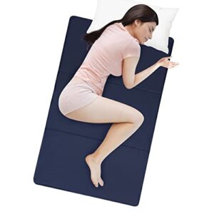 aineeba chill cooling pad mat for bed(dark blue)
