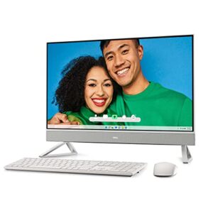 Dell Inspiron 27 7720 All-in-One - 27-inch FHD Display, Intel Core i7-1355U, 16GB DDR4 RAM, NVIDIA GeForce MX550 GDDR6 Graphics, Windows 11 Home, Services Included - White