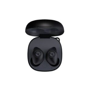 raycon fitness bluetooth true wireless earbuds with built in mic 56 hours of battery, ipx7 waterproof, active noise cancellation, awareness mode, and bluetooth 5.3 (black)