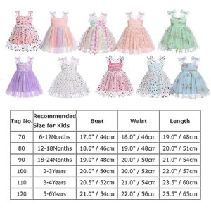 Baby Girls Sequin Polka Dot Tutu Dress Summer Sleeveless Backless Princess Birthday Party Dresses Toddler Little Girl First Communion Pageant Flower Bow Sundress Clothes Pink - Daisy 6-12 Months