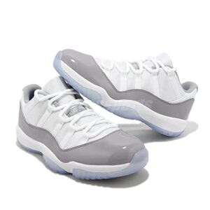 Jordan Mens Air 11 Low AV2187 140 Cement - Size 10 White/University Blue/Cement Grey