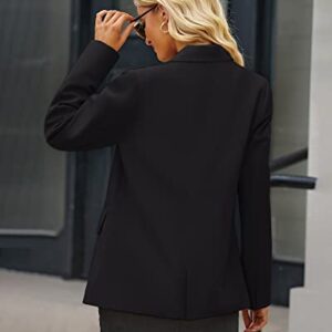 LookbookStore Casual Blazer for Women Black Blazer Womens Blazers Casual Black Blazers Jacket for Women Size X-Large Size 16 Size 18