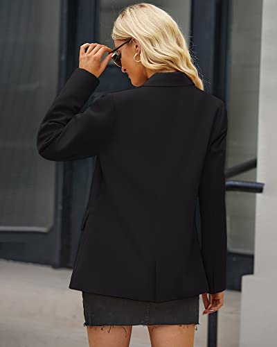 LookbookStore Casual Blazer for Women Black Blazer Womens Blazers Casual Black Blazers Jacket for Women Size X-Large Size 16 Size 18