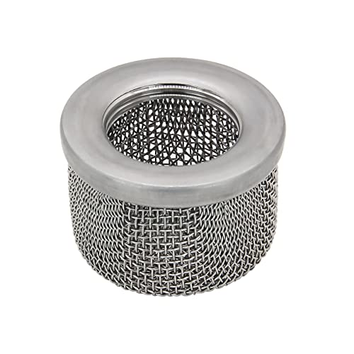 Homhelar 181072 or 181-072 Inlet Strainer Screen Filter with 1" NPT Thread Stainless Steel for UltraMax 795 1095 1595 GMAX 3900 5900 Ultra 750 1000 1500 Airless Paint Sprayer Suction Hose