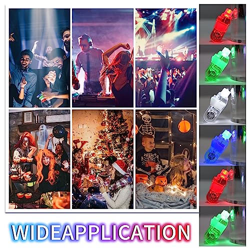 60Pcs LED Finger Lights Mini Finger Flashlights for Kids Glow, Novelty Toys Party Favors for Birthday Christmas Halloween, Party Supplies for Parties Cheering Novelty Toys Gift for Kids, Adult