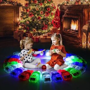 60Pcs LED Finger Lights Mini Finger Flashlights for Kids Glow, Novelty Toys Party Favors for Birthday Christmas Halloween, Party Supplies for Parties Cheering Novelty Toys Gift for Kids, Adult