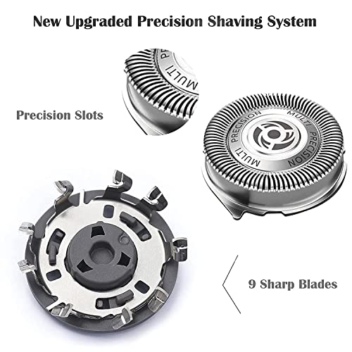 SH50 Replacement Head Blades Fit for Philips 5000 Series Shavers, SH50/52 Shaving Replacement Heads Compatible with Norelco Electric Razor Series 5000 5300 5100 S5210 S5205 S5074 S5590 Shaver AT790/40