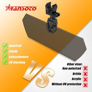 RANSOTO UTV Sun Visor Fit for 1.5”-2”Roll Bars Compatible with UTV Polaris RZR Ranger Can Am Kawasaki