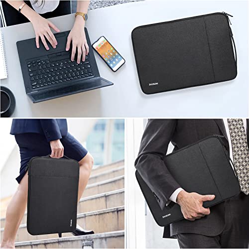 ZHUISUINI Laptop Sleeve Bag 11-13 Inch Compatible with 13 inch New MacBook Air M2 A2681 M1 A2337 A2179 A1932 for 13 inch New MacBook Pro M2 M1 A2338 A2251 A2289,for 11 inch iPad Pro M2&M1,Black