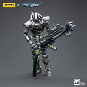 LEBOO JOYTOY Warhammer 1/18 40K Action Figures Extreme Warrior Joy Toy Models Necrons Sautekh Dynasty Immortal with Tesla Carbine